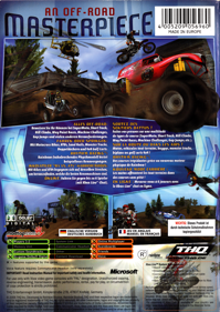 MX vs. ATV Unleashed - Box - Back (Europe) - 567x800