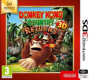 Donkey Kong Country Returns 3D - Box - Front (Europe) - 1451x1290