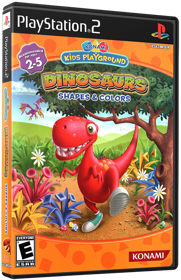 Konami Kids Playground: Dinosaurs: Shapes & Colors - Box - 3D (North America) - 567x878