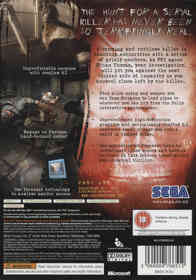 Condemned: Criminal Origins - Box - Back (United Kingdom) - 6066x8657