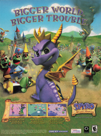 Spyro: Attack of the Rhynocs - Advertisement Flyer - Front (United States) - 1625x2200