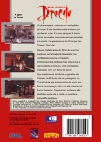 Bram Stoker's Dracula - Box - Back (Brazil) - 1420x2000