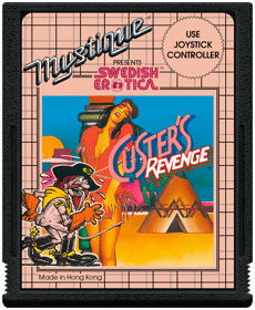 Custer's Revenge - Fanart - Cart - Front (North America) - 653x796