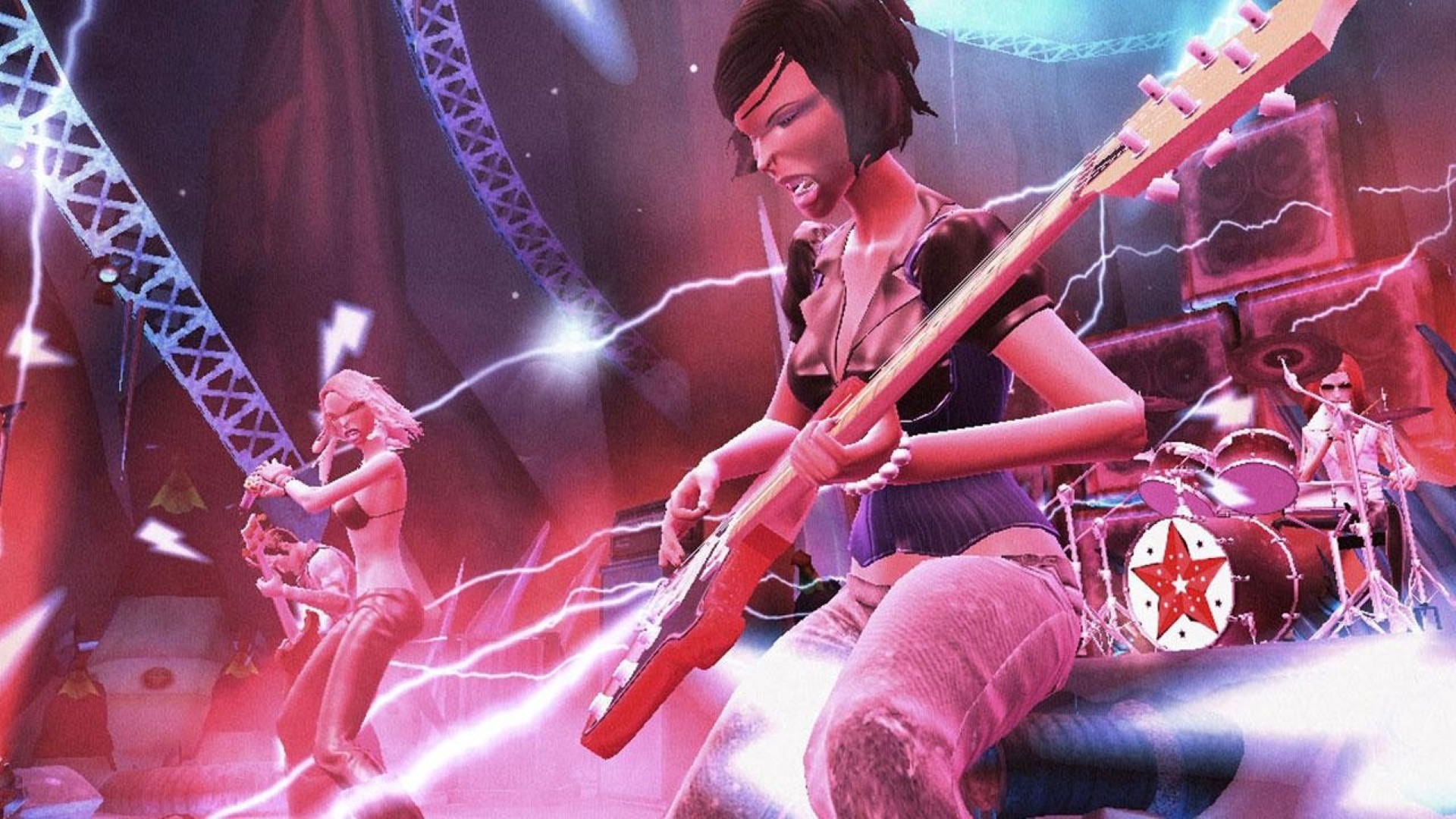 Illustration of Guitar Hero: Smash Hits