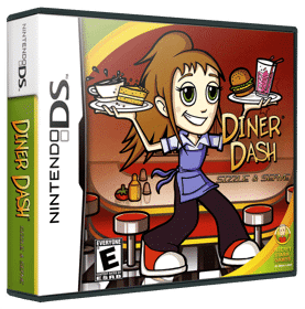 Diner Dash: Sizzle & Serve - Box - 3D (North America) - 900x911