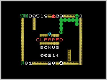 Cross snake - Screenshot - Gameplay (World) - 256x192