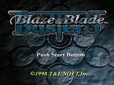 Blaze & Blade Busters - Screenshot - Game Title (Japan) - 640x480