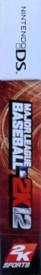 Major League Baseball 2K12 - Box - Spine (North America) - 89x597