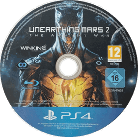 Unearthing Mars 2: The Ancient War - Disc (Europe) - 1432x1427