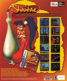 Shantae - Advertisement Flyer - Front (United States) - 1833x2200
