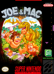 Joe & Mac - Fanart - Box - Front (North America) - 1534x2100