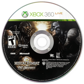 Mortal Kombat vs. DC Universe - Disc (North America) - 1440x1440