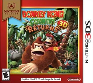 Donkey Kong Country Returns 3D - Box - Front (North America) - 870x773