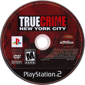True Crime: New York City - Disc (North America) - 597x597