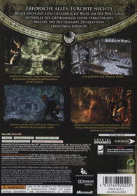 Tomb Raider: Underworld - Box - Back (Germany) - 497x711