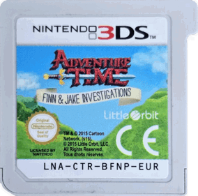 Adventure Time: Finn & Jake Investigations - Cart - Front (Europe) - 617x610