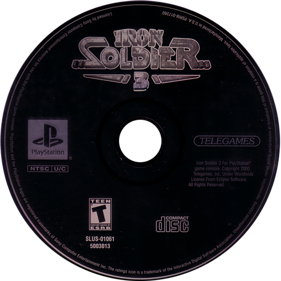 Iron Soldier 3 - Disc (North America) - 1000x1000