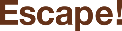 Escape! - Clear Logo (North America) - 2400x609