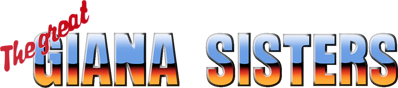 The Great Giana Sisters - Clear Logo (World) - 1200x265