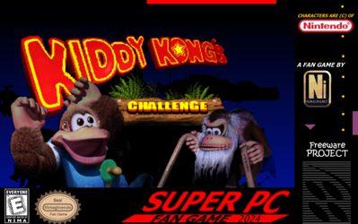 Kiddy Kong's Challenge - Box - Front (World) - 1920x1202