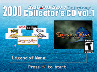 Squaresoft on PlayStation 2000 Collector's CD Vol. 3 - Screenshot - Game Title (North America) - 640x480