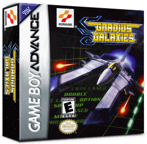 Gradius Galaxies - Box - 3D (North America) - 1016x998