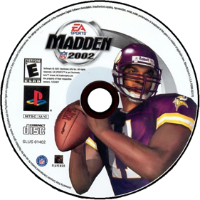 Madden NFL 2002 - Disc (North America) - 700x700