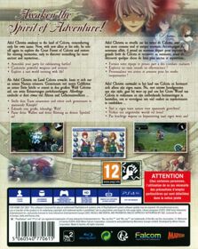 Ys: Memories of Celceta - Box - Back (Europe) - 637x800