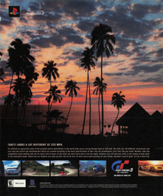 Gran Turismo 3: A-Spec - Advertisement Flyer - Front (United States) - 1834x2200