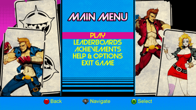 Double Dragon Neon - Screenshot - Game Select (World) - 1920x1080