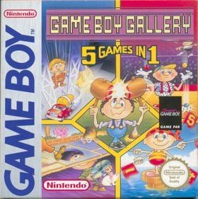 Game Boy Gallery: 5 Games in 1 - Box - Front (Europe) - 798x800