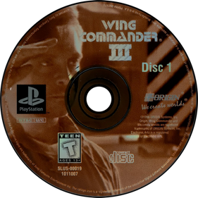 Wing Commander III: Heart of the Tiger - Disc (North America) - 600x600