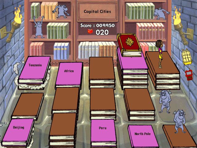 Illustration of ClueFinders: Mystery Mansion Arcade