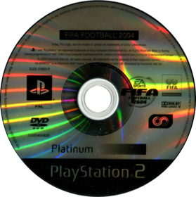 FIFA Soccer 2004 - Disc (World) - 779x782