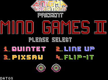 Mind Games 2 - Screenshot - Game Select (Europe) - 512x384