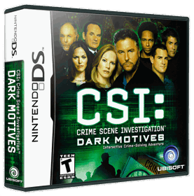 CSI: Dark Motives - Box - 3D (North America) - 900x911
