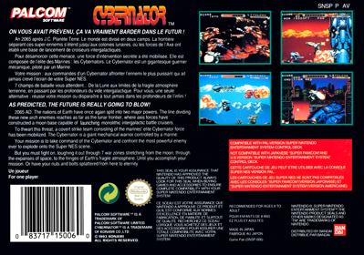 Cybernator - Box - Back (France) - 2103x1476