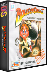 Boulder Dash II: Rockford's Revenge - Box - 3D (World) - 582x889