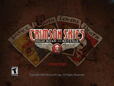Crimson Skies: High Road to Revenge - Screenshot - Game Title (World) - 640x480