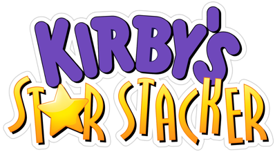 Kirby's Star Stacker - Clear Logo (World) - 4500x2486