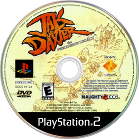 Jak and Daxter: The Precursor Legacy - Disc (North America) - 1280x1280