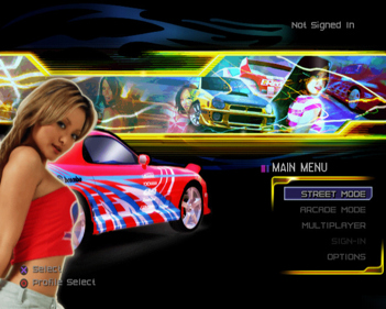 Street Racing Syndicate - Screenshot - Game Select (World) - 640x512
