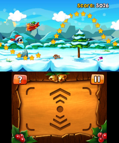 Bird Mania: Christmas 3D - Screenshot - Gameplay (World) - 400x480
