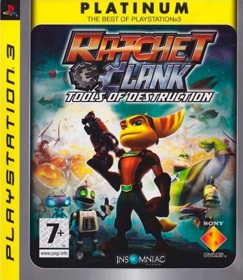 Ratchet & Clank Future: Tools of Destruction - Box - Front (Europe) - 585x675