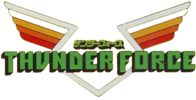 Thunder Force - Clear Logo (Japan) - 388x198