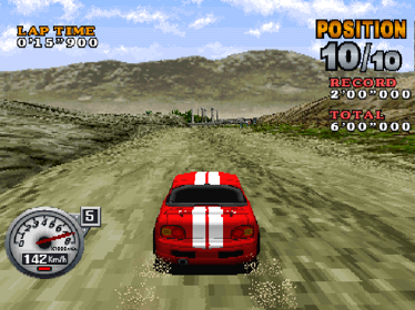 Rally De Europe - Screenshot - Gameplay (Japan) - 640x480