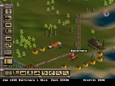 Railroad Tycoon II - Screenshot - Gameplay (World) - 640x480