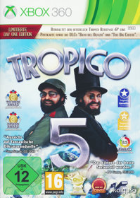 Tropico 5 - Box - Front (Germany) - 913x1286