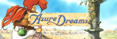 Azure Dreams - Arcade - Marquee (World) - 1280x431