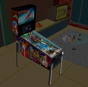 Futurama - Arcade - Cabinet (World) - 1355x1331